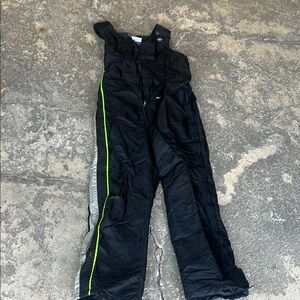 Black and Gray Snowpants